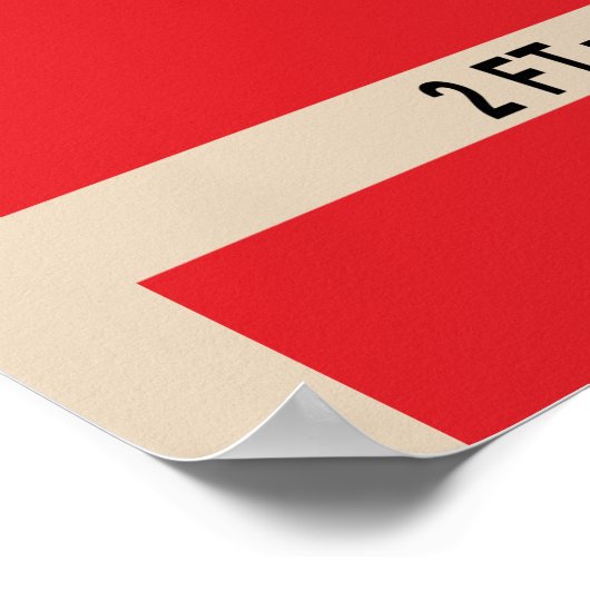 Fireman's Ladder Growth Chart Poster (Ecke)