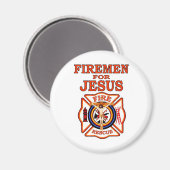 FIREME FÜR JESUS MAGNET (Vorderseite/Rückseite)