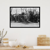 Firemen and Their Fire Engine 1910 Poster (Küche)