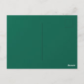 Firemen Firefighter Christmas Ugly Xmas Sweater Postkarte (Rückseite)