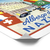 Firenze Albergo delle Nazioni ohne Grenze Poster (Ecke)