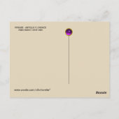 FIRENZE - ANTIQUE FLORENZ PANORAMABLICK 1859 POSTKARTE (Rückseite)