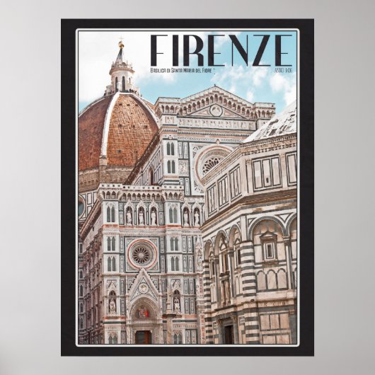 Firenze Duomo Poster (Vorne)