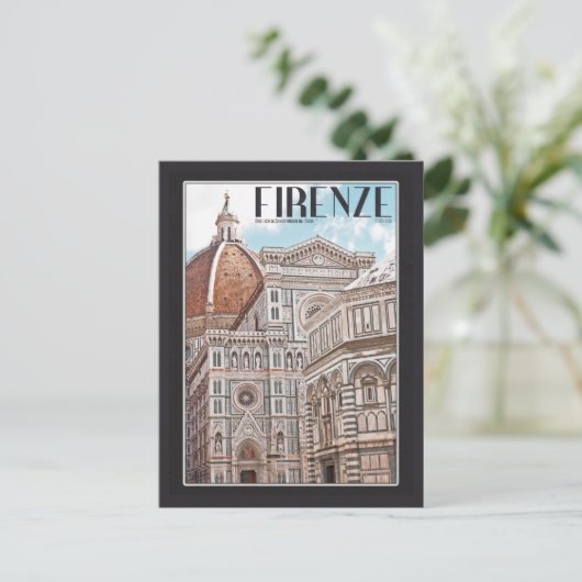 Firenze Duomo Postkarte (Stehend Vorderseite)