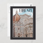 Firenze Duomo Postkarte (Vorne/Hinten)