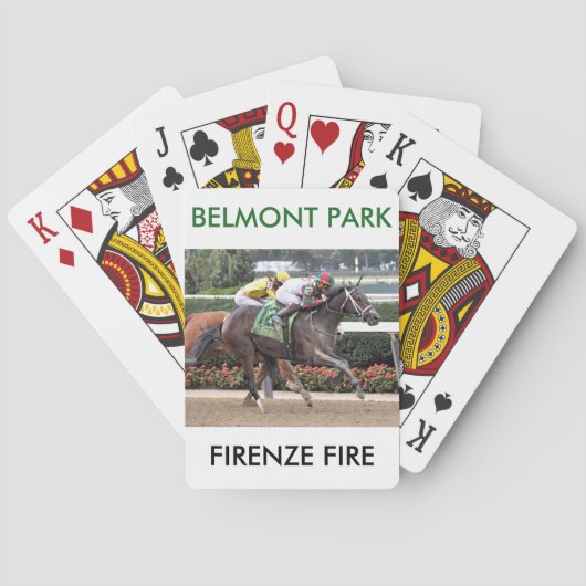 Firenze-Feuer Irad Ortiz jr. Spielkarten (Rückseite)