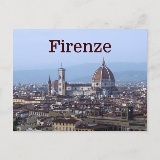 Firenze Florence Italien Postkarte (Vorderseite)