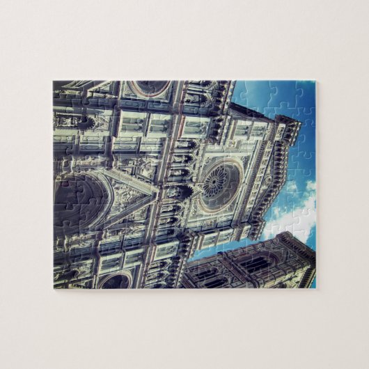 Firenze Florenz Kathedrale Fassade Puzzle (Horizontal)