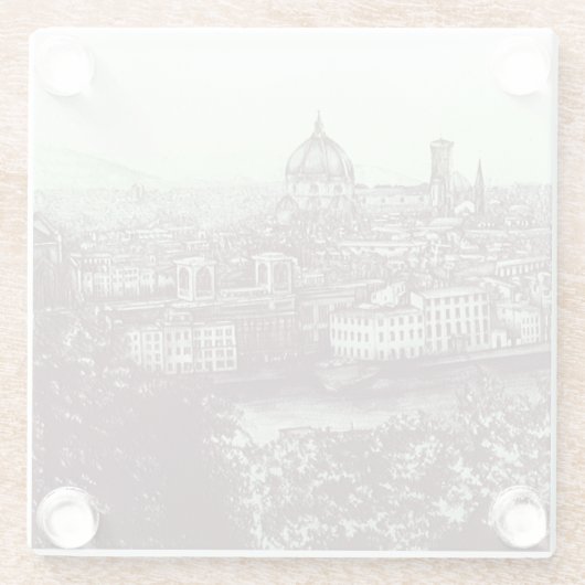 Firenze Glasuntersetzer (Rückseite)