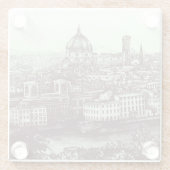 Firenze Glasuntersetzer (Rückseite)