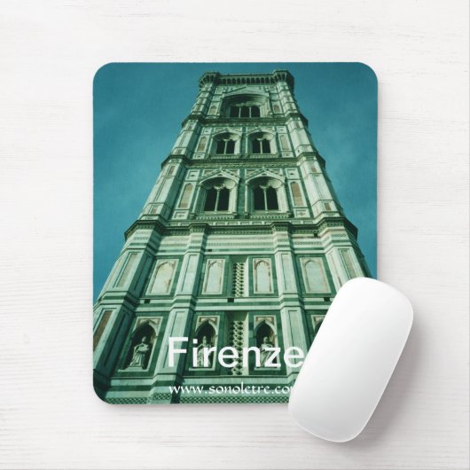 Firenze-Glockenturm-Ansicht Mousepad (Mit Mouse)