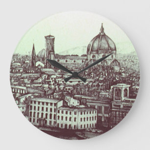 Firenze Große Wanduhr