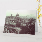 Firenze Grußkarte Karte (Gelbe Blume)