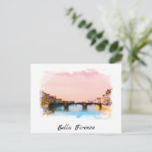 ** Firenze Italia AP12 Florenz Italienische Sprach Postkarte (Stehend Vorderseite)