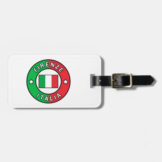 Firenze Italia Gepäckanhänger (Vorderseite horizontal)