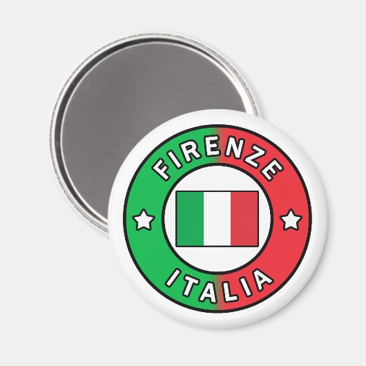 Firenze Italia Magnet (Vorderseite/Rückseite)