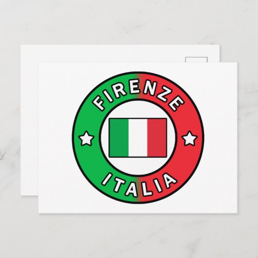 Firenze Italia Postkarte (Vorne/Hinten)