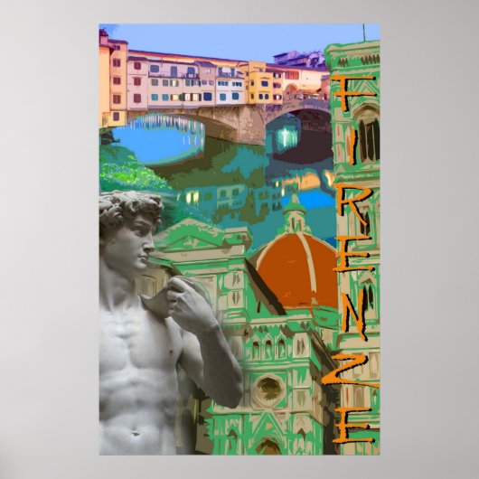 Firenze Italia Print Poster (Vorne)