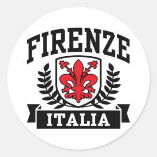 Firenze Italia Runder Aufkleber