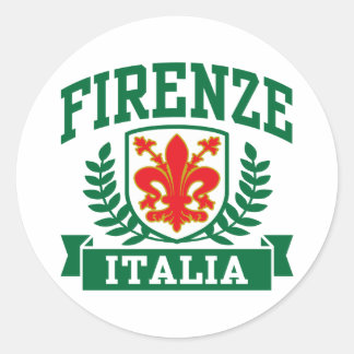 Firenze Italia Runder Aufkleber