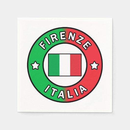 Firenze Italia Serviette (Vorderseite)