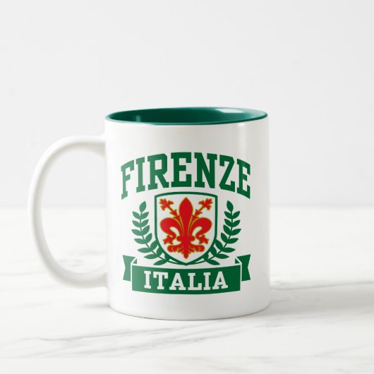 Firenze Italia Zweifarbige Tasse (Links)