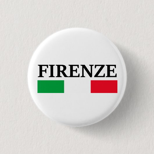 Firenze Italien Button (Vorderseite)