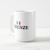 Firenze Italien Kaffeetasse (Vorderseite Links)