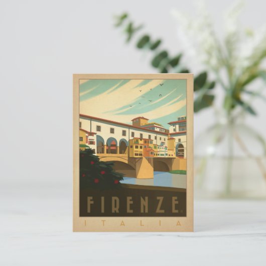 Firenze, Italien Postkarte (Stehend Vorderseite)