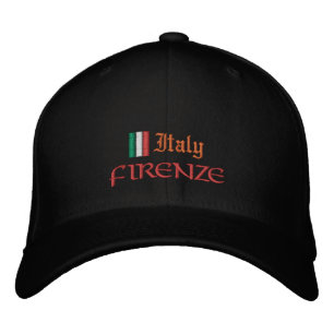 Firenze & Italy mode / Italian Flag Patriots Bestickte Baseballkappe