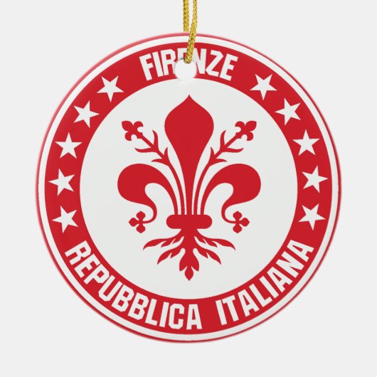 Firenze Keramik Ornament (Vorne)