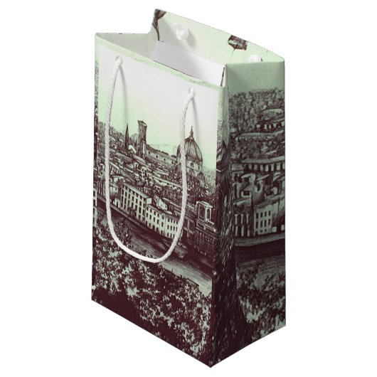 Firenze Kleine Geschenktüte (Vorderseite Schrägansicht)