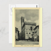 Firenze Palazzio Pretorio 1 Postkarte (Vorne/Hinten)
