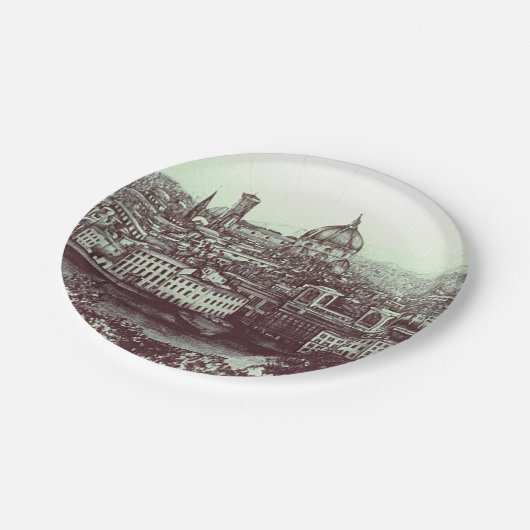 Firenze Pappteller (Schrägansicht)