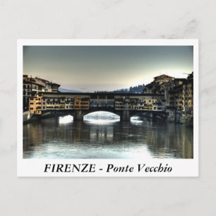 FIRENZE - Ponte Vecchio Postkarte