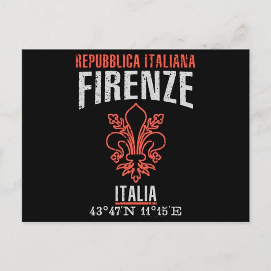 Firenze Postkarte (Vorderseite)