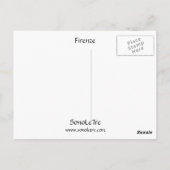 Firenze Postkarte (Rückseite)
