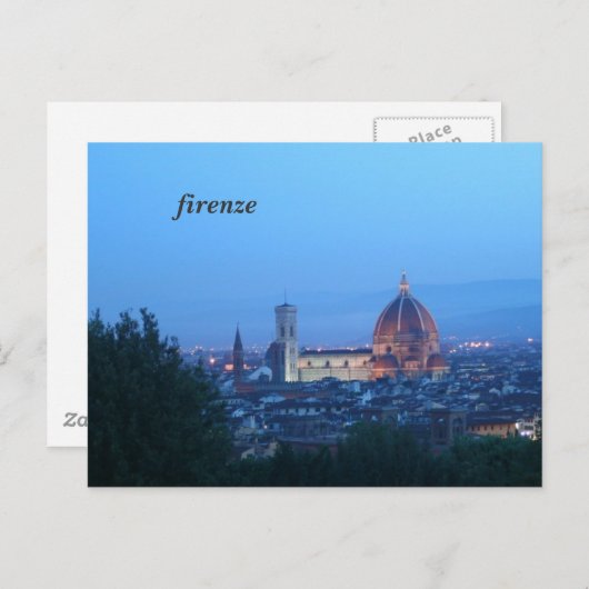 Firenze Postkarte (Vorne/Hinten)