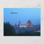 Firenze Postkarte (Vorderseite)