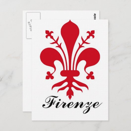 Firenze Postkarte (Vorne/Hinten)