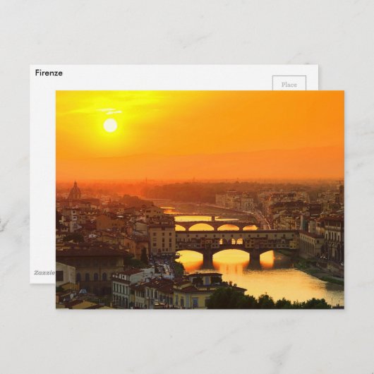 Firenze Postkarte (Vorne/Hinten)