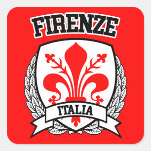 Firenze Quadratischer Aufkleber