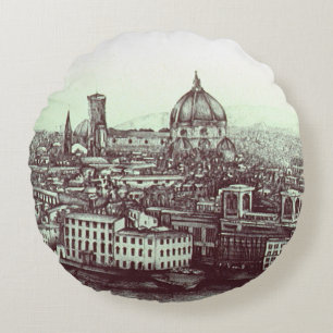 Firenze Rundes Kissen