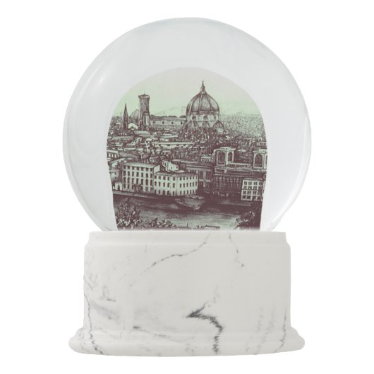 Firenze Schneekugel (Rückseite)