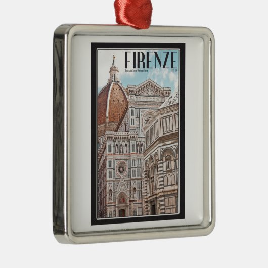 FirenzeDuomo Silbernes Ornament (Rechts)