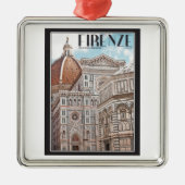 FirenzeDuomo Silbernes Ornament (Vorne)