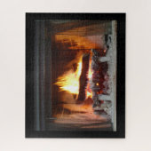Fireplace 16" x 20" Jigsaw Puzzle mit Geschenkboxe (Vertikal)