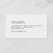 Fireplace Business Cards Visitenkarte (Rückseite)