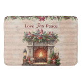 Fireplace, Music Notes, and Paris Postmark  Badematte (Vorderseite)