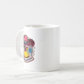 Firequacker 4. Juli Gummiente USA-Flagge  Kaffeetasse (Vorderseite Links)